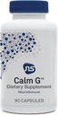 NeuroScience Calm Aid + immunsupporttillæg - Calm G - Alpha Lipoic Acid, L Cysteine, L Theanine & mere - Opmuntrer rolig søvn & bekæmpe træthed med daglig Glutamathåndtering (90 kapsler)