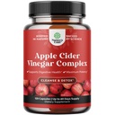Rensning Apple Cider Vincipe kapsler - ACV rense og Detox piller til Gut og fordøjelsessygdomme med Slimming Cayenne - Ekstra styrke ACV kapsler til Gut rense og fuld krop Detox (60 Servere)