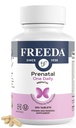FREEDA Prenatal Vitamin - Kosher Prenatals - Prenatal Vitamin med jern, Prenatal Folinsyre, Cholin, D-vitamin - En daglig Pre Natal Multivitamin Support til Gravid & Lactating Kvinder (250)