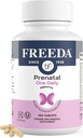 FREEDA Prenatal Vitamin - Kosher Prenatals - Prenatal Vitamin med jern, Prenatal Folinsyre, Cholin, D-vitamin - En daglig Pre Natal Multivitamin Support til Gravid & Lactating Kvinder (250)