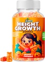 Højde Vækstvitaminer supplement Gummies - Grow Taller for Teens Kids Drenge Piger - Naturlig Højde Increaser Maximizer Multivitamin