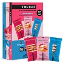 TRUBAR Vegan Protein Bars, Feelin' Fruity Variety Pack, PB & Jelly, Strawberry Shortcake & Chocolate Coconut, Gluten Free, Plant Based, High Fiber, Dairy Free, On the Go Healthy Snacks, 12 Count