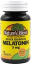 Nature's Blend Melatonin 5 mg - 60 Tablets, Pack of 2