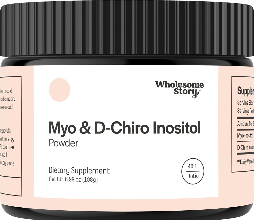 Myo- Inositol & D- Chiro Inositol Supplement Pulver til kvinder - 124; Hormonal balance & sund ovaral funktion Support 124; Vitamin B8 - 124; Great Alternativ til kapsler - 124; 40: 1 Ratio - 124; 90 Servering