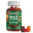 Yumfs Kids Multivitamin Gummies - Fruit Flavored Chewable Children 's Multivitamin - Kids Vitamin Multivitamin Gummy med 12 Minerals & Vitaminer A C D3 E B6 B12 - Kosher Halal Gluten Free (60 Greve)