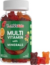 Yumfs Kids Multivitamin Gummies - Fruit Flavored Chewable Children 's Multivitamin - Kids Vitamin Multivitamin Gummy med 12 Minerals & Vitaminer A C D3 E B6 B12 - Kosher Halal Gluten Free (60 Greve)