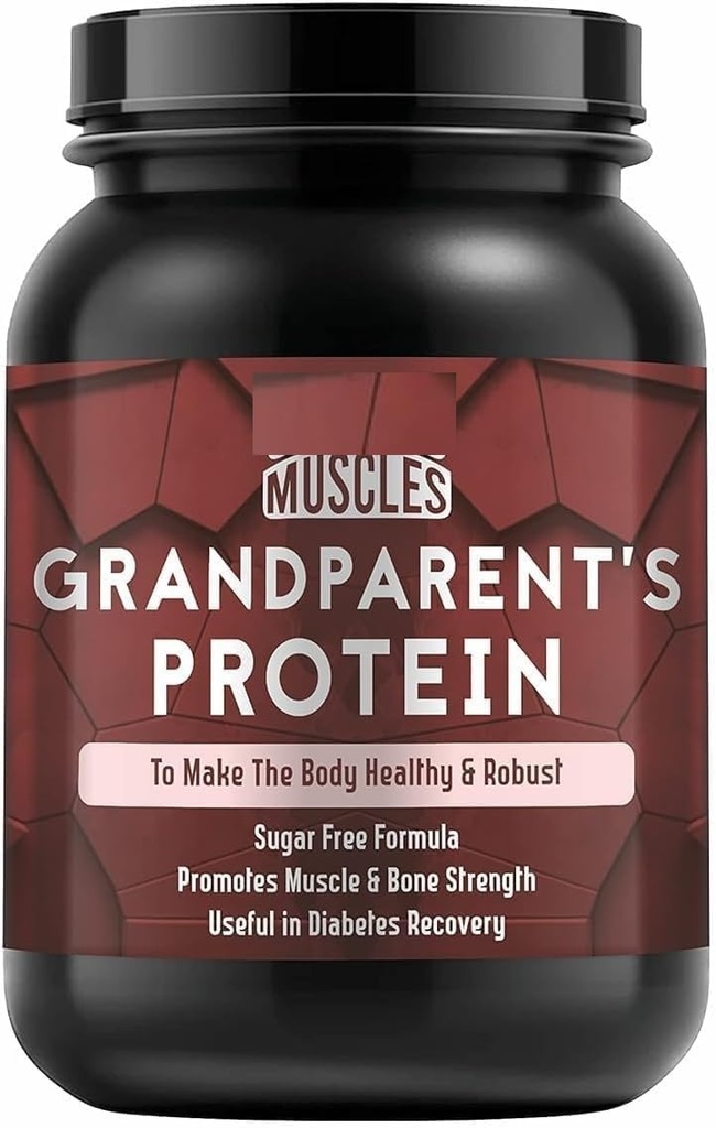 Protein Powder Supplement for Grandparents, Senior Citizens | Protein Powder for Elders, 40+ & Old Age Men & Women | 1KG