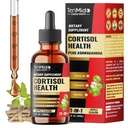 Cortisol Supplement Liquid Drops - 11in1 with Ashwagandha, L-Theanine, Phosphatidylserine, Rhodiola, Bacopa, Magnolia, Lemon Balm, Ginkgo Biloba, and More - 30ml 1Fl Oz