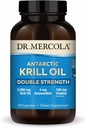 Dr. Mercola antarktisk krill olie dobbelt styrke - 2.000 mg - Omega-3 tillæg med EPA & DHA - understøtter hjerne, hjerte, fælles & immunforsvar - GMO- Free & Gluten- Free - 90 kapsler (30 Servere)