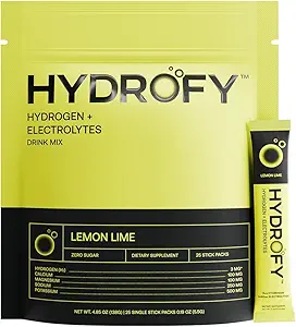 Hydrogenvand + elektrolyter Drink Mix 124; H2 Hydrationspakninger med Molecular Hydrogen, natrium, kalium, magnesium, calcium, og mineral