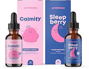 JoySpring Magnesium Citrate og SleepBerry Melatonin Flydende til børn