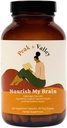 Peak + Valley Nootrop Brain Support Supplement til hukommelse og fokus med Lions Mane Mushroom & Ashwagandha - 60 Ct Adaptogen kapsler - voksne / seniorer - Kognitiv, hjerne tåge, energiformel