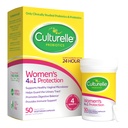 Culturelle Probiotics for Women with Prebiotics - 4-in-1 for Vaginal, Digestive, Urinary & Immune Health - pH Balance, Bloating & Gas Relief - Daily Vegetarian Capsules, Non-GMO - 50 Count
