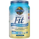 Garden of Life Raw Organic Fit Vanilla Flavor Vegan Protein Powder – 28g Plant Based Powder for Weight Management, Raw Protein, Probiotics & Fiber, Non-GMO, Gluten-Free, Vegan, 20 Servings
