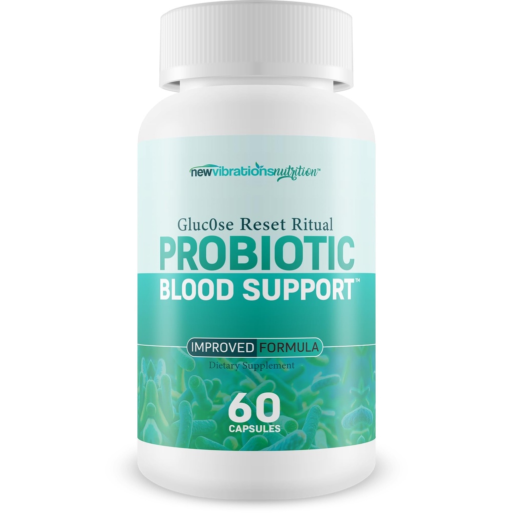Gluc0se Reset Ritual Probiotic Blood Support - Our Best Probiotics & Prebiotics For Blood Balance - Prebiotics & Probiotics With Vitamin D - Healthy Gut Restore Probiotic Leaky Gut Repair Supplements