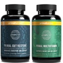 Primær høst Gut Gendannelse & Multivitamin Kosttilskud til kvinder og mænd Multi Vitamin Kapsler og Colon Cleanse Pills Bundle