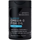 Sports Research® Omega-3 Fish Oil AlaskOmega Mini Gels 625mg from Wild Alaskan Pollock - Burpless Fish Oil Supplement with Omega-3 EPA & DHA - Sustainably Sourced, Non-GMO, Gluten Free - 240 Softgels