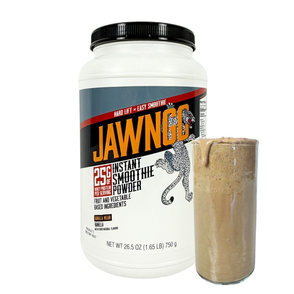 Vanilla Protein Smoothie Powder – 25G Whey Protein + Real Fruits & Vegetables – Blueberry, Banana, Monk Fruit, Kale, Spinach, Turmeric, Coconut Milk – Smooth Texture, Great Taste – 15 Servings