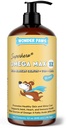 Wonder Paws Fish Oil for Dogs - Omega 3 for hunde fra Alaska Salmon, Cod & Krill Oil - EPA DHA fedtsyrer - Mindre smøring & kløende - Hud, Fælles, Immunation & Heart Sundhed - flydende supplement (32 oz)