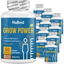 NuBest Grow Power - Kraftfuld Bone Strength Formel for børn (10 +) & Teens - Understøtter sund Bone Sundhed, Samlet sundhed med calcium, D3- vitamin, Phosphorus, Magnesium & mere - 12 Pack