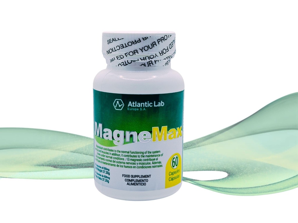 Magnemax Fast Absortion Magnesium Chloride, Malate Glycinate and Threonate combinated Capsules. Vegan, Keto, Paleo