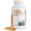 Bronson Natrium Ascorbat Non Acid C 1000 Mg tabletter - blid på maven - immunsystemet Booster - kraftfuld antioxidant - Non GMO C vitamin Supplement, 250 Tæl