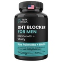 DHT Blocker for Men | Ultra Potent Hair Growth Formula | Saw Palmetto, Biotin, Pumpkin Seed, Herbal Extracts | Natural Hair Loss Supplements | Hair Regrowth Vitamins | Made in the USA | 90 Capsules