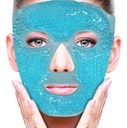 ZNÖCUETÖD Cold face eye mask Ice pack Reducere ansigtspuff, mørke cirkler, Gel perler varme kold komprimere Pack, ansigt SPA for kvinde søvn, tryk, hovedpine, hudpleje, post laser pleje [blå]