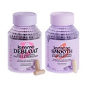 Lemme Debloat og Glat Bundle - Prebiotic, Probiotic & Digestive Enzyme Kapsler til Bloating & Gas Relief, Reducer cellulite, Plump Skin, Glat cellulite