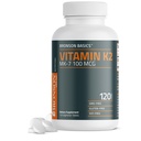 Bronson vitamin K2 MK- 7 100 MCG, K2 som MK7 Menaquinon, Knoglestøtte Non- GMO, 120 tabletter