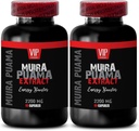 muira puama plante - MUIRA PUAMA extract - ENERGY BOOSTER - muira puama catuaba, muira puama til mænd, adaptogens kosttilskud, stemningsstøtte supplement, super antioxidanter kosttilskud, 2 Bot 120 Caps