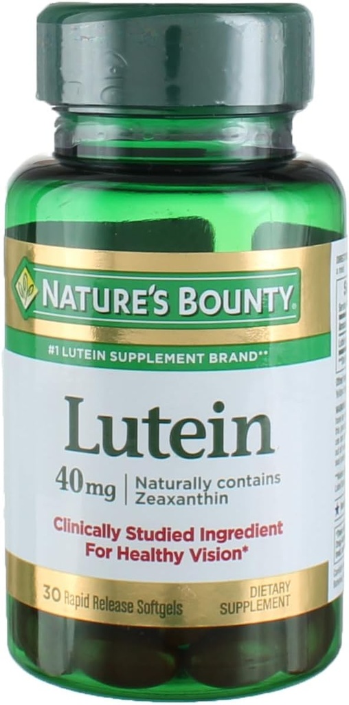 Nature 's Bounty Lutein Softels, 30 greve (pakke med 2)