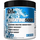 Evlution Nutrition Creatine 5000 - Supports Faster Recovery, Lean Muscle Growth & Performance - Pre & Post Workout Powder - 5000mg Pure Creatine Monohydrate Per Serving - 40 Servings - Blue Raz