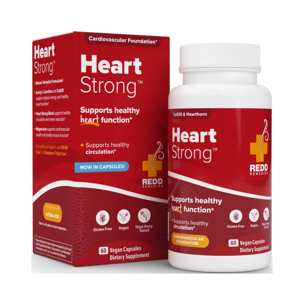 Redd Remedies Heart Strong, 60 CT