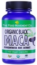 FØDEVAREBEVÆGELSER CO. Sort Maca 500mg 60 Kapsler - Økologisk, ikke-GMO, Vegan, Gluten Free- Black Maca Root Supplement for hele kroppen Wellness