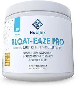 NuEthix Formuleringer Bloat Eaze Pro støtte til Gut Barrier funktion Kosttilskud, 60 Servere