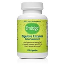 Smidge® Digestive Enzymes – Comfy Digestion – Lipase & Protease – 120 Capsules