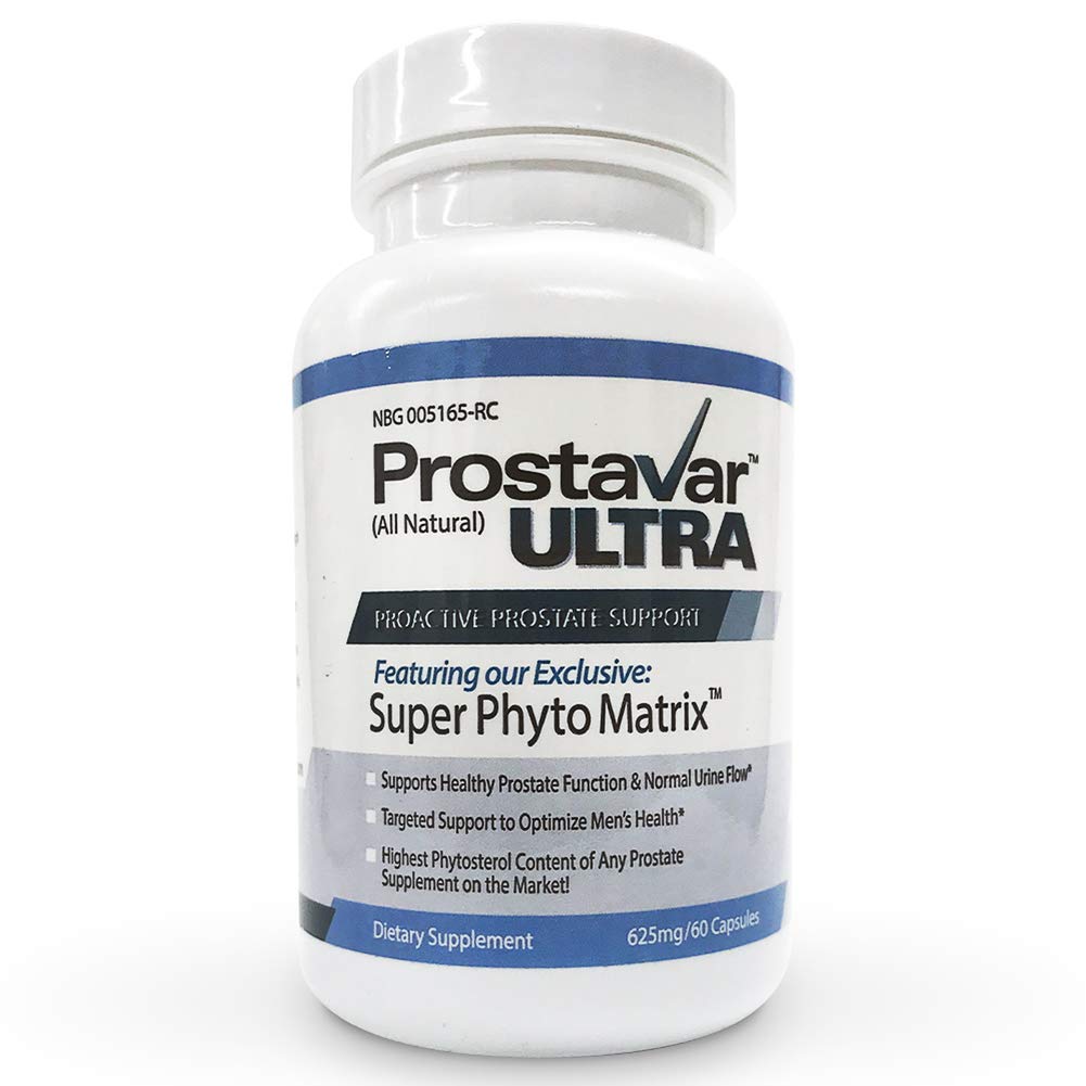 1 flaske ny forbedrer fra producent af oprindelige Prostavar Ultra Prostate Support 625mg 90% Beta- sitosterol & 320mg Saw Palmetto + Grape Seed Extract