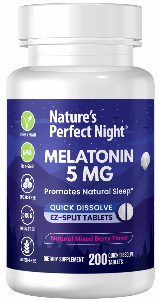 Nature 's Perfect Night Budd124; Melatonin 5mg