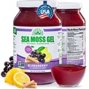 Fremstillede Irish Sea Moss Gel Budding124; Lavet i USA Budding124; Rich in Vitamin & Minerals
