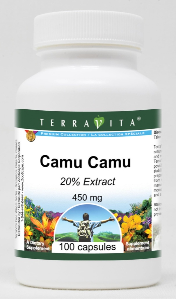 Camu Camu 20% - 450 mg (100 Capsules, ZIN: 519476)