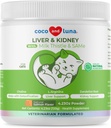 Mælk tidsel for katte - 4oz pulver - naturlige lever supplement - med samme og L-arginin - Detox, leverstøtte, fremmer lever sund funktion, Nyre støtte