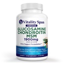 Advanced Joint Support and Relief, Glucosamine Chondroitin, Zink, kobber, Lavet i USA, 90 Vegetabilske tabletter