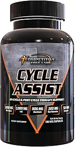Cycle Assist by CEL: All-in-One On Cycle Support with Advanced Liver Assist and Organ Protection. 60 servings. Includes Milk Thistle, Saw Palmetto, and Hawthorne.