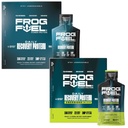 Frog Fuel Power Regular & Power Energized Complete Protein Shot Bundle, 15g Protein Nano- Hydrolyzed Grass Fed Collagen, Post Workout, Fat & Sugar Free, 22 Aminosyrer, Berry, 1 oz Packets, 48 Pack