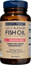 Wiley 's Finest Wild Alaskan Fish Oil Prenatal DHA - 900mg EPA og DHA Omega- 3s til gravide kvinder og plejemødre - 180 Softgels (90 Prenatal Vitamin Servere)