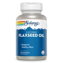 SOLARAY Flaxsee Oil 3000 mg med Omega 3 6 9, Hør Seed Softgels for Skin Health, Triple Omega supplement, Non- GMO, Gluten Free, Lab Verified - 60-Day Garanti - 33 Servering, 100 Softgels