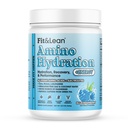 Fit&Lean Amino Hydration Plus Energy, Pre Workout Powder, 6g Vegan Amino Acids, Essential Amino Acids, EAA, BCAA, Glutamine, Electrolytes & Natural Caffeine, Blue Raspberry, 30 Serve