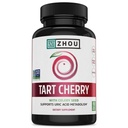 ZHOU Tart Cherry Extract + Celery Seed - Tart Cherry Capsules for Men & Women, Concentrate Pills for Sleep & Uric Acid Cleanse, 1000mg Per Pill - 90 Veggie Capsules