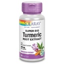 SOLARAY Super Bio Turmeric Curcumin Supplement 300mg - from Micronized Turmeric Root Extract - with 20% Curcumin for Wellness Support - Non-GMO, Vegan, Lab Verified, 60-Day Guarantee, 30 Servings